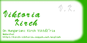 viktoria kirch business card